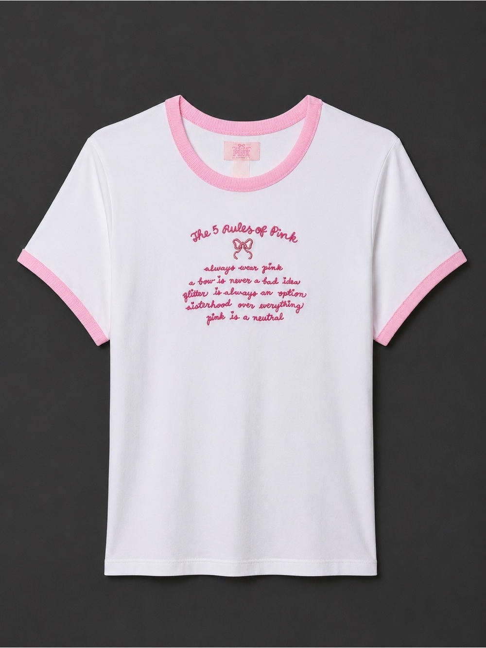 Limited edition PINK Victoria’s Secret x LoveShackFancy T shirt